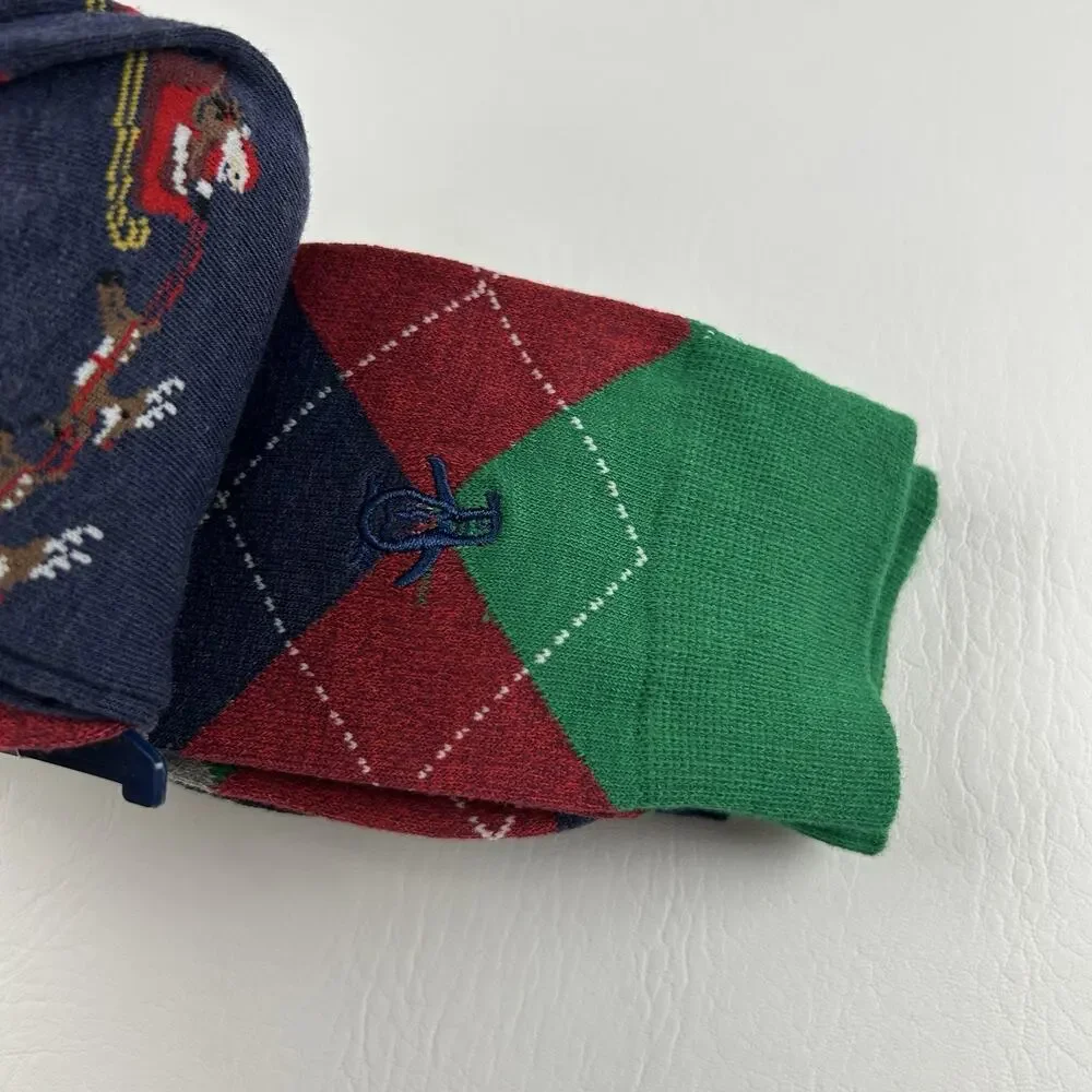 Original Penguin Men’s 5 Pair Crew Socks Christmas Gift Set 8-13